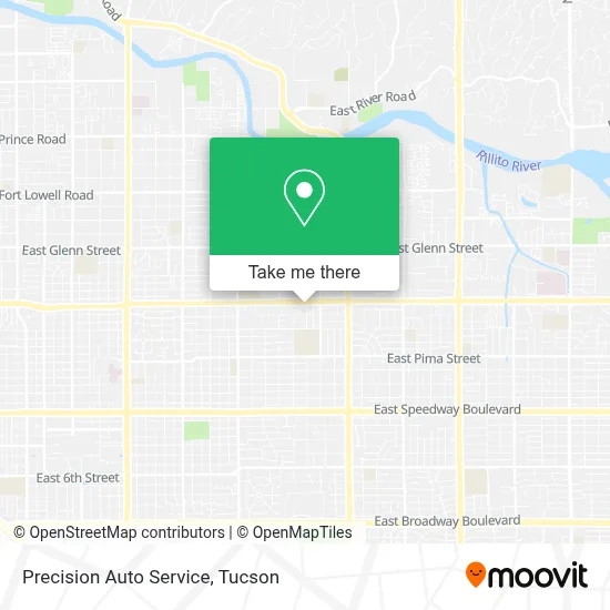 Precision Auto Service map
