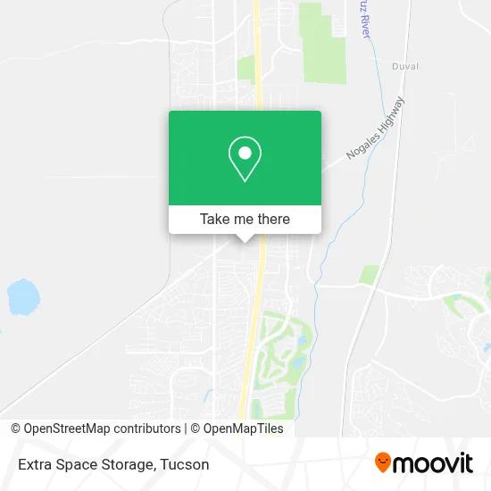 Extra Space Storage map