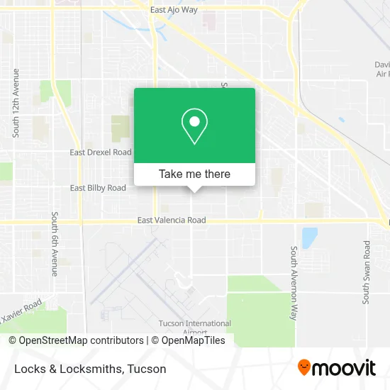 Locks & Locksmiths map