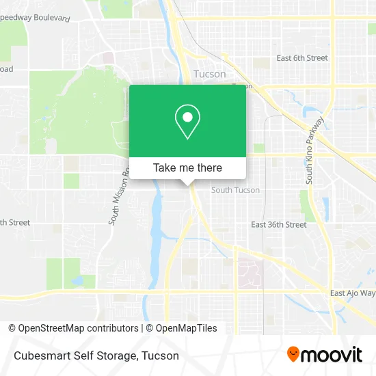 Cubesmart Self Storage map