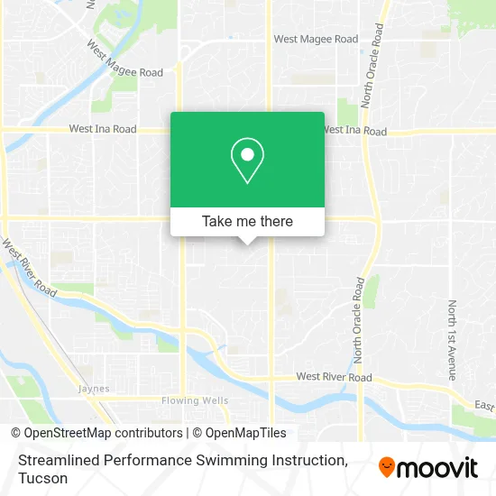 Streamlined Performance Swimming Instruction map