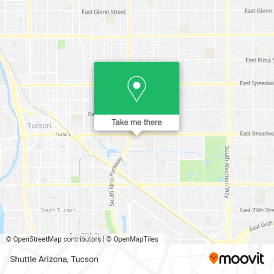 Shuttle Arizona map