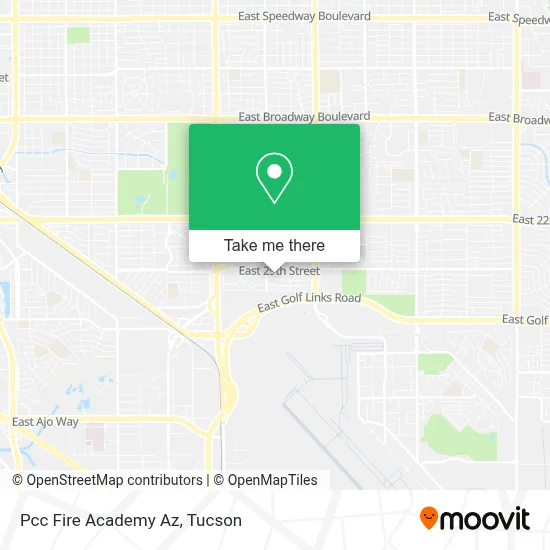 Pcc Fire Academy Az map