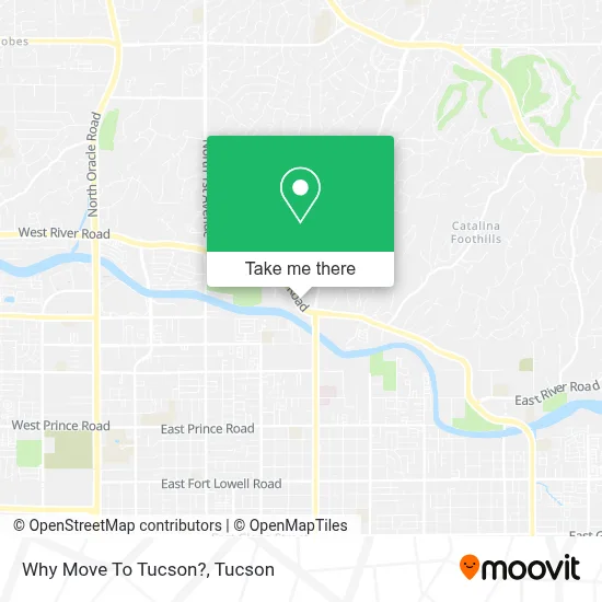 Why Move To Tucson? map