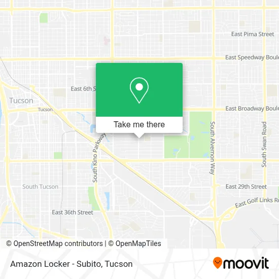 Amazon Locker - Subito map