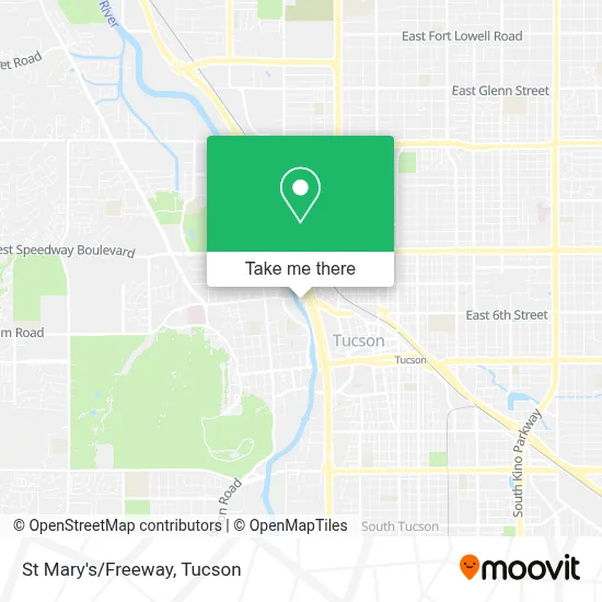 St Mary's/Freeway map