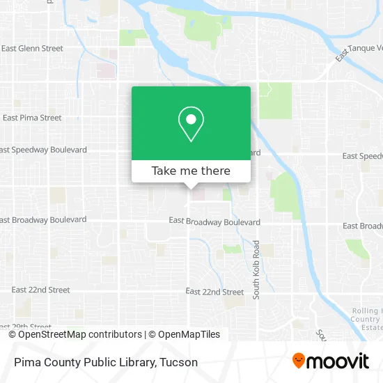 Pima County Public Library map