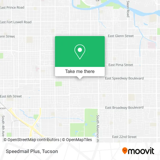 Speedmail Plus map
