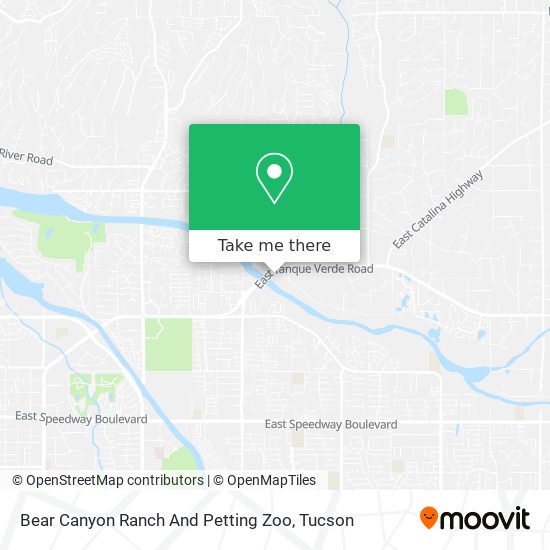 Mapa de Bear Canyon Ranch And Petting Zoo