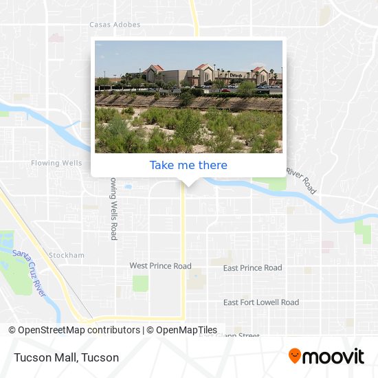 Mapa de Tucson Mall
