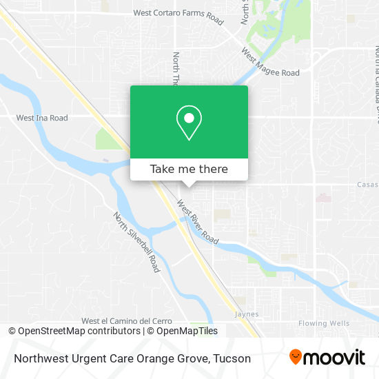 Northwest Urgent Care Orange Grove map