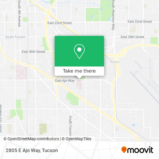 2805 E Ajo Way map