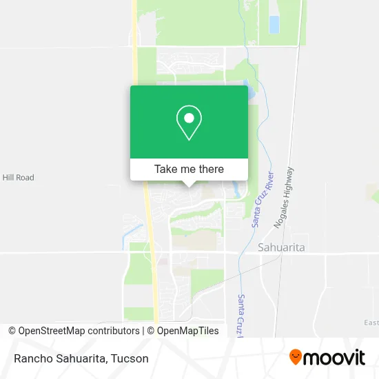 Rancho Sahuarita map