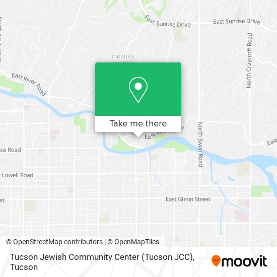 Tucson Jewish Community Center (Tucson JCC) map