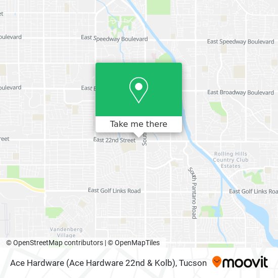 Ace Hardware (Ace Hardware 22nd & Kolb) map