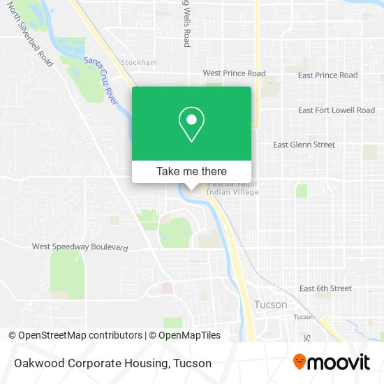 Mapa de Oakwood Corporate Housing
