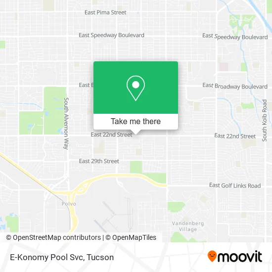 E-Konomy Pool Svc map