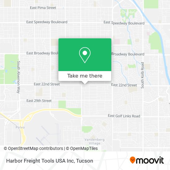 Mapa de Harbor Freight Tools USA Inc