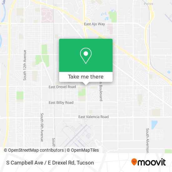 S Campbell Ave / E Drexel Rd map