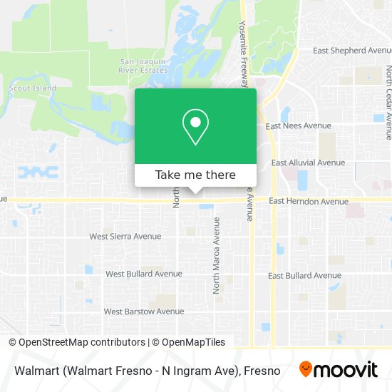 Walmart (Walmart Fresno - N Ingram Ave) map