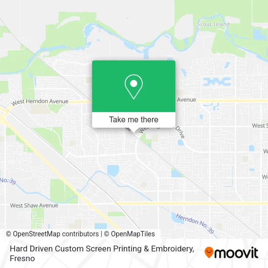 Hard Driven Custom Screen Printing & Embroidery map