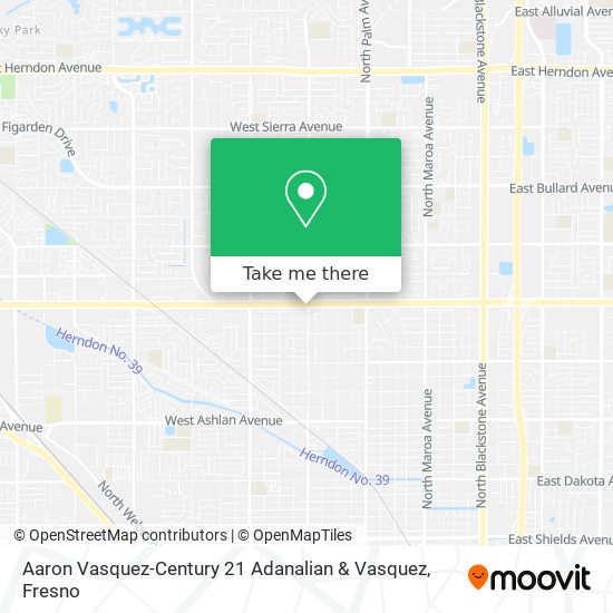 Aaron Vasquez-Century 21 Adanalian & Vasquez map