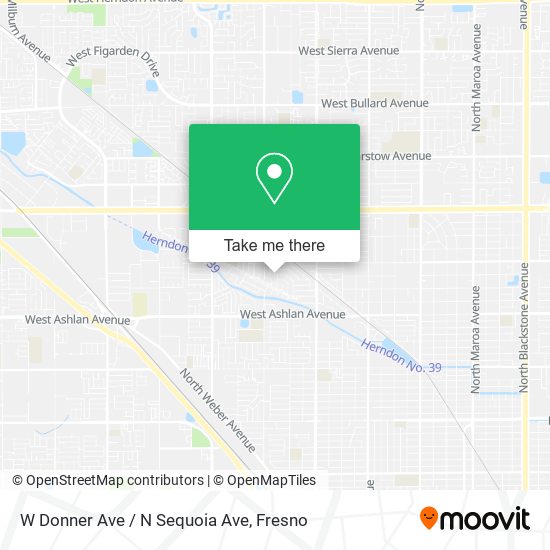 Mapa de W Donner Ave / N Sequoia Ave