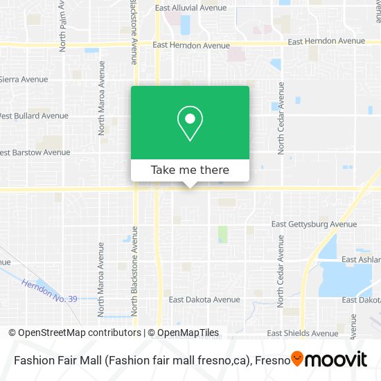 Fashion Fair Mall (Fashion fair mall fresno,ca) map