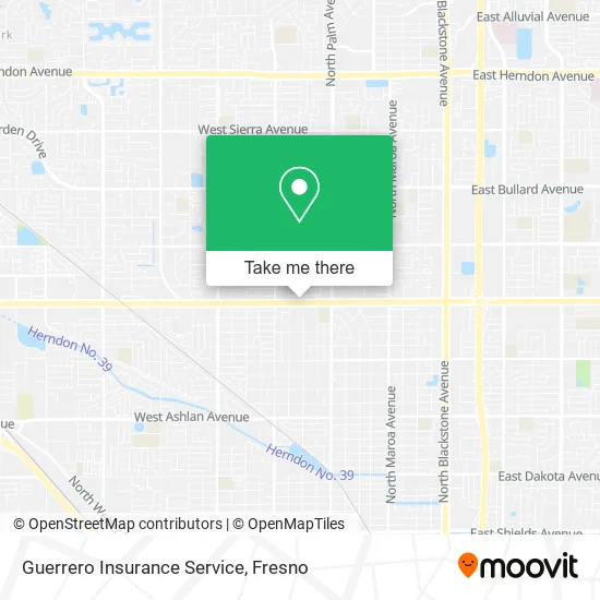 Guerrero Insurance Service map