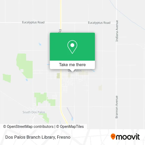 Dos Palos Branch Library map
