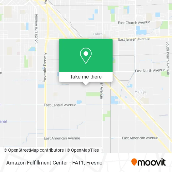 Mapa de Amazon Fulfillment Center - FAT1