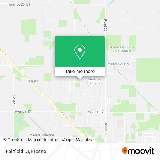 Fairfield Dr map