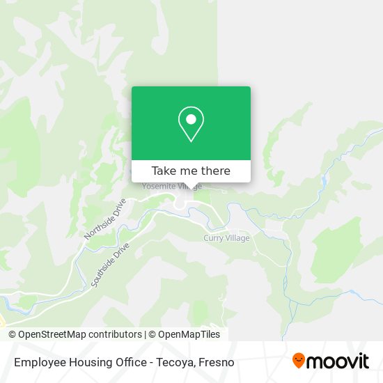 Employee Housing Office - Tecoya map