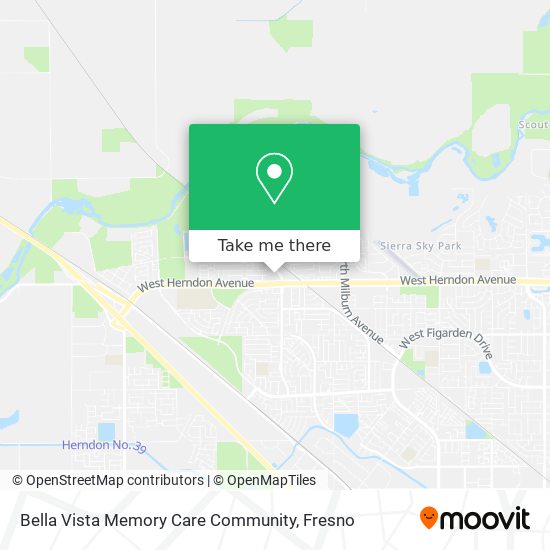 Bella Vista Memory Care Community map
