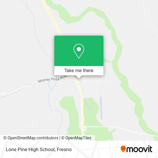 Lone Pine High School map