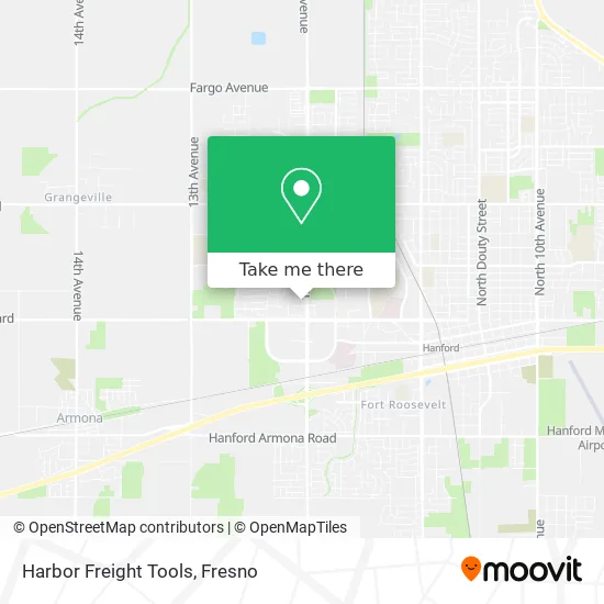 Harbor Freight Tools map