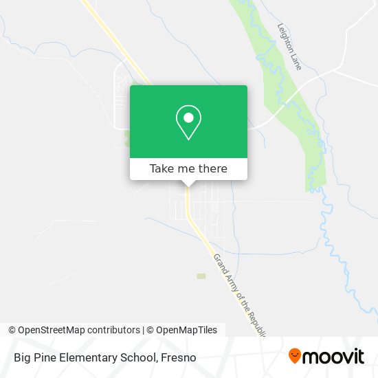 Mapa de Big Pine Elementary School