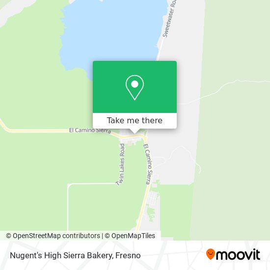 Nugent's High Sierra Bakery map