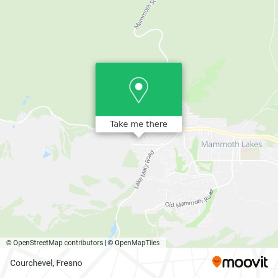 Mapa de Courchevel