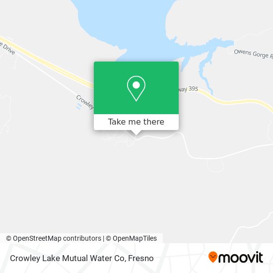 Crowley Lake Mutual Water Co map