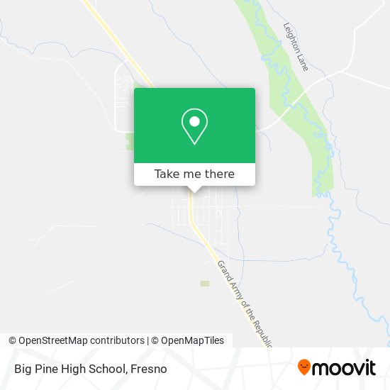 Big Pine High School map