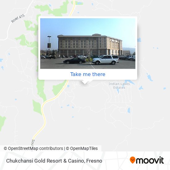 Chukchansi Gold Resort & Casino map