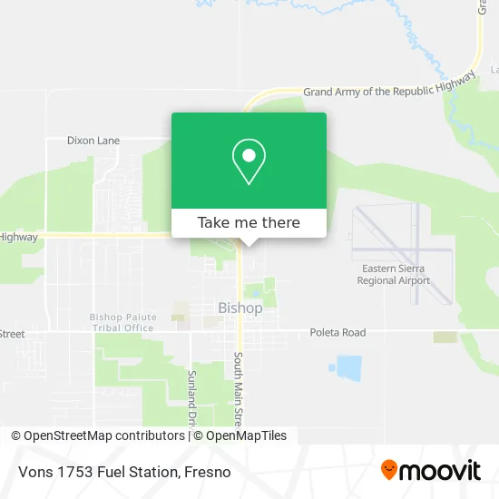 Vons 1753 Fuel Station map