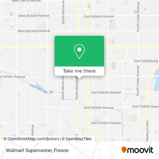 Mapa de Walmart Supercenter