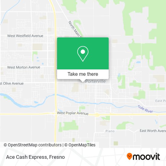 Ace Cash Express map