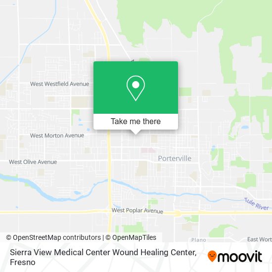 Sierra View Medical Center Wound Healing Center map