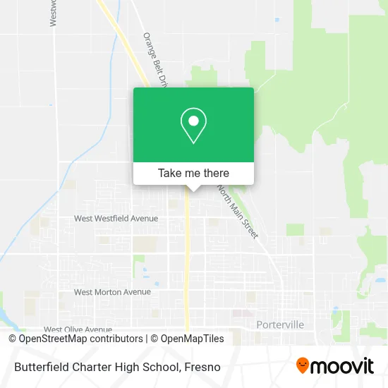 Butterfield Charter High School map