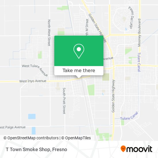 Mapa de T Town Smoke Shop