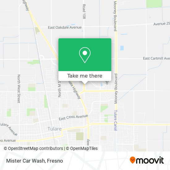 Mister Car Wash map