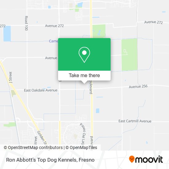 Ron Abbott's Top Dog Kennels map